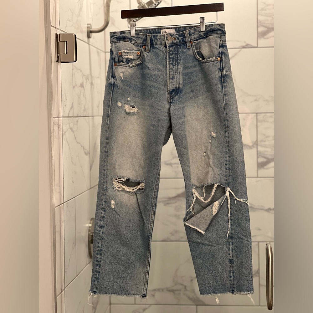 Zara straight leg jeans